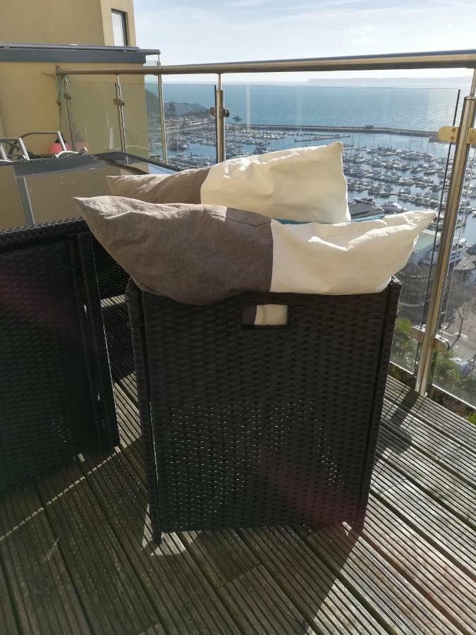 Panoramic Sea Views, Sleeps 4, Torquay 아파트 외부 사진